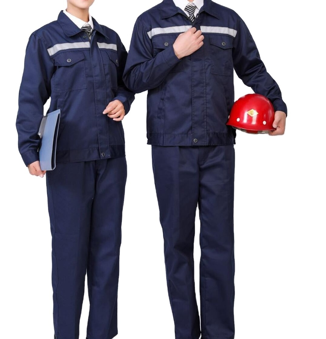 custom Working Clothes for Men Workwear Jacket  Pants Repairman Auto Mechanics Coveralls Workshop Clothing Labor Work Uniforms