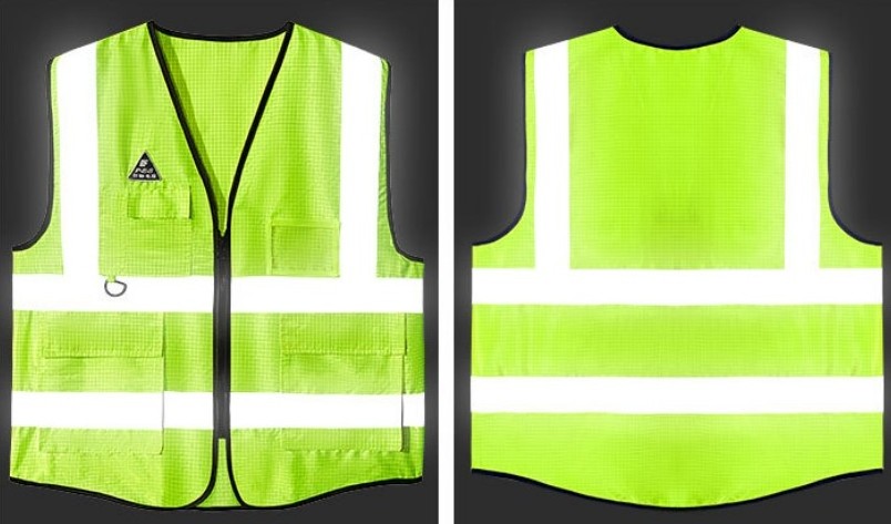 Reflective Safety Clothing Reflective Vest Construction High Visibility Strip Work Security Safety Anti-static reflective vest