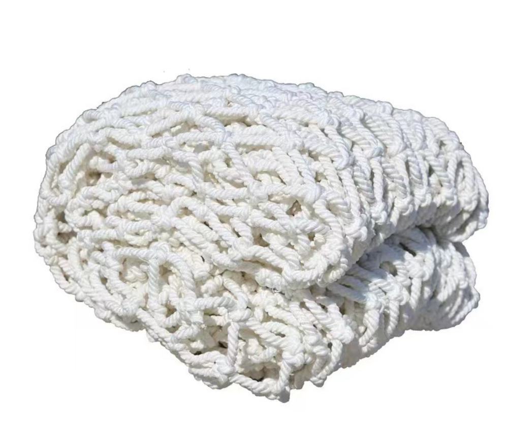 White polyester rope safety net for building safety protection