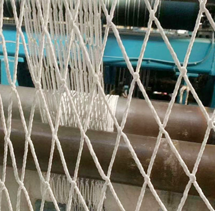 White polyester rope safety net for building safety protection