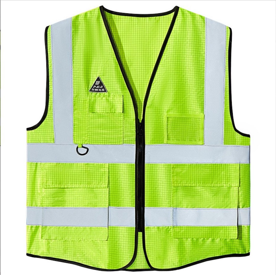 Reflective Safety Clothing Reflective Vest Construction High Visibility Strip Work Security Safety Anti-static reflective vest