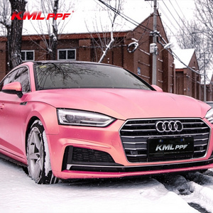 Matte Diamond Sands Pink Chameleon Wrap Film  Good Air Release Channels Auto Vinyl Exterior Film KML Vinyl Wrap