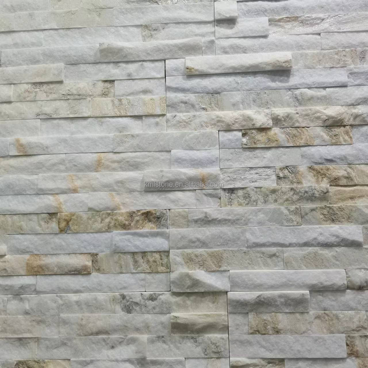 Split Face Ledge Panels Stacked Wall Culture Slate Stone Panels Landscaping Slate Rock Veneer  Wall Cladding