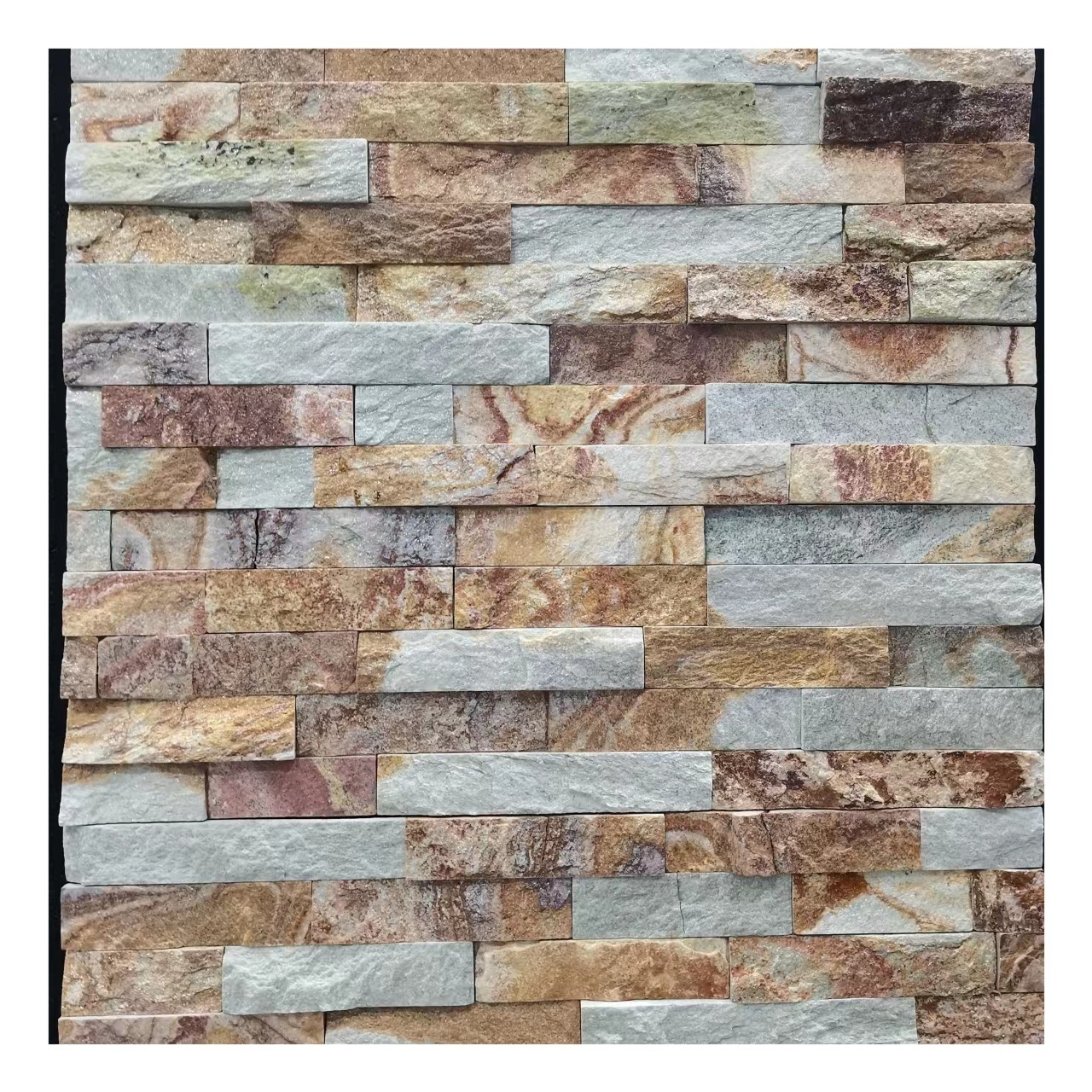 Split Face Ledge Panels Stacked Wall Culture Slate Stone Panels Landscaping Slate Rock Veneer  Wall Cladding