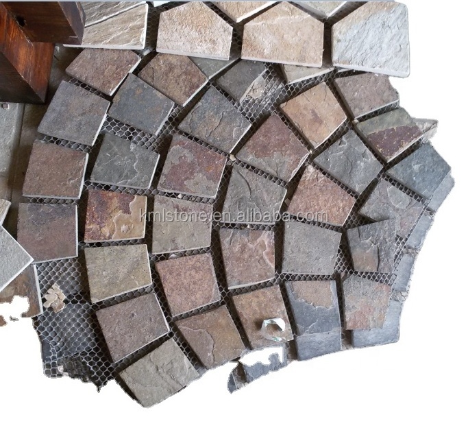 Slate Paving Stone Mesh Pool Net Slate Flagstone