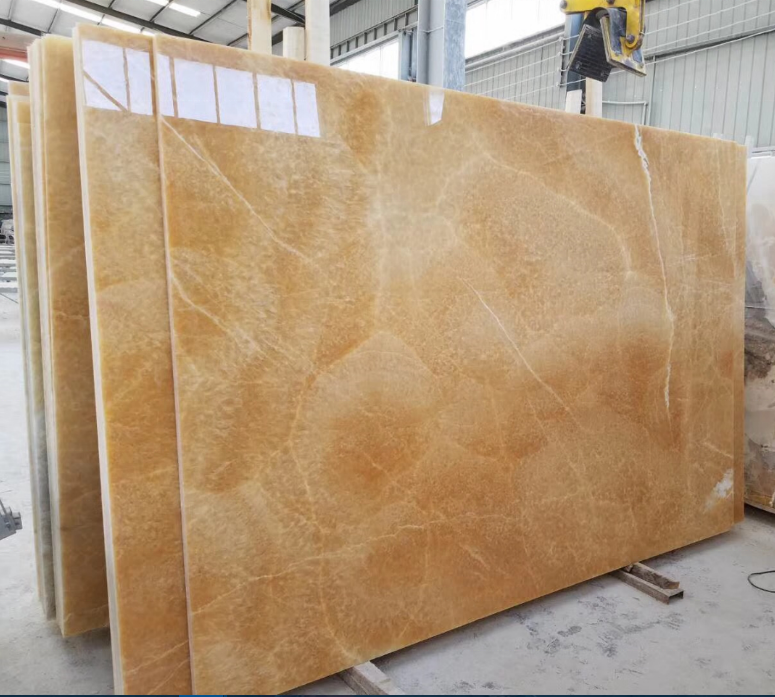 Factory price Polished Chinese Honey Onyx slab