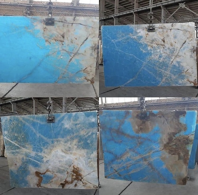 Natural Blue Onyx Wall Stone Panel