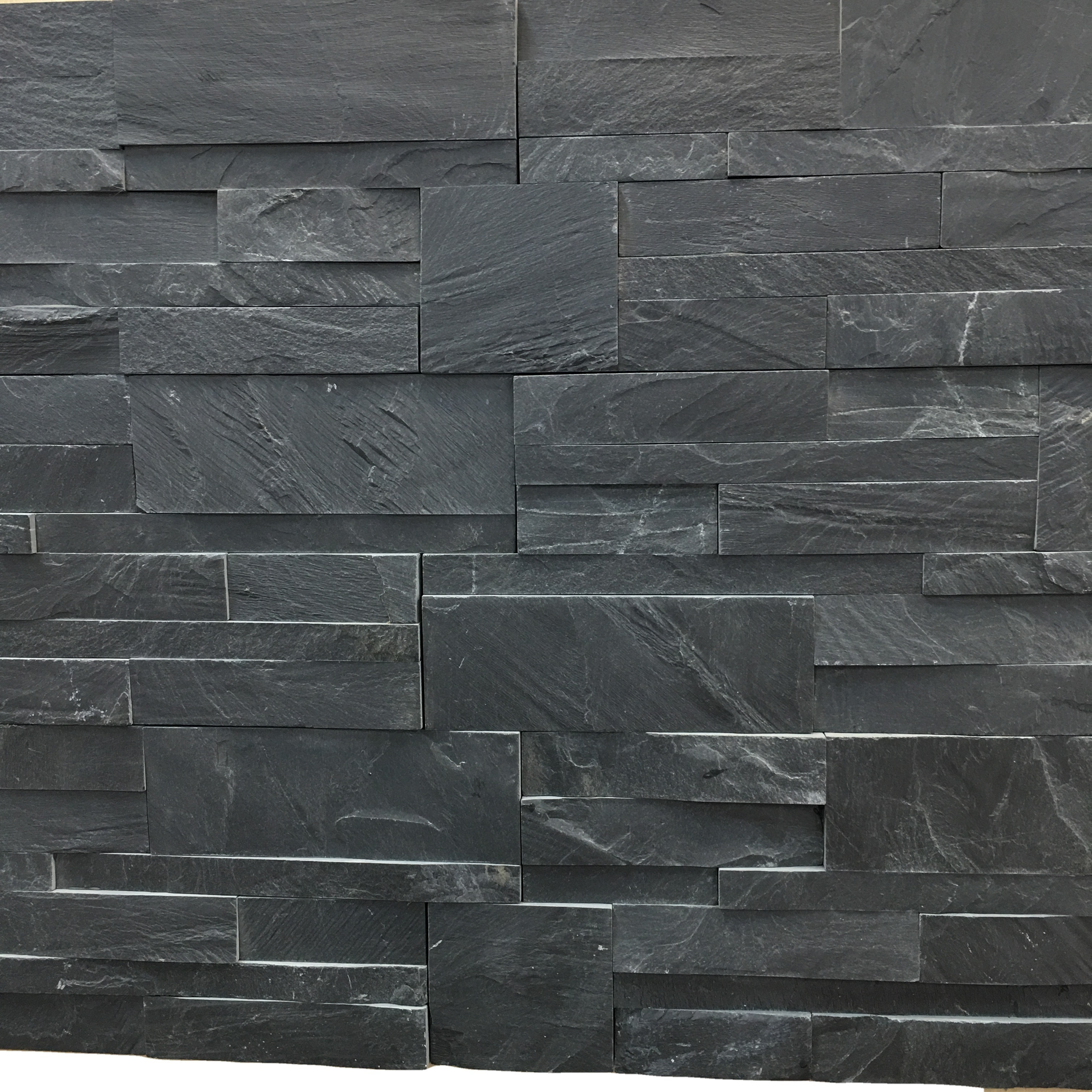 Stack Slate Stone Rectangle Office Building Exterior Wall Tiles Natural Outdoor Tiles Peel and Stick Stone Wall Tiles Split 2cm