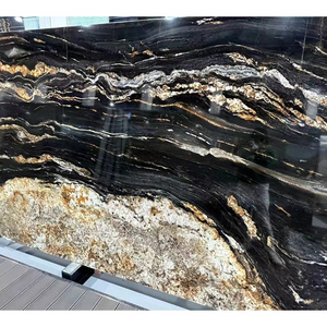 luxury magma gold granite black taurus marble book match gold titanium granite