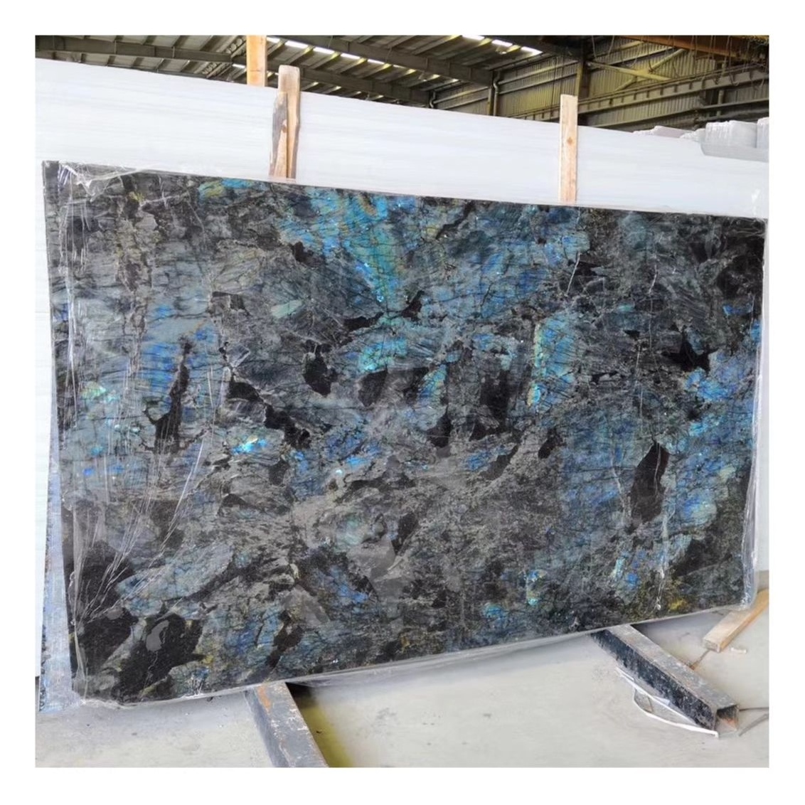 Top Grade Lemurian Labradorite Blue Granite For Countertop