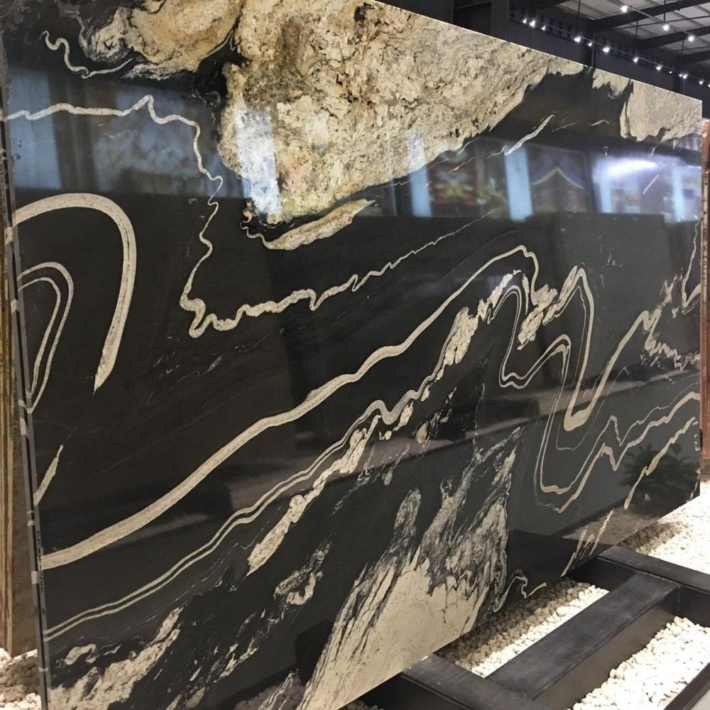 Top Quality Brazilian Copacabana black Granite Slab