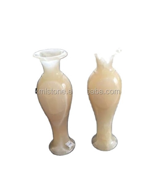 Onyx Marble Stone Flower Vases