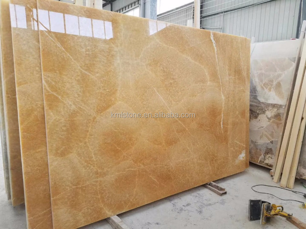 Factory price Polished Chinese Honey Onyx slab