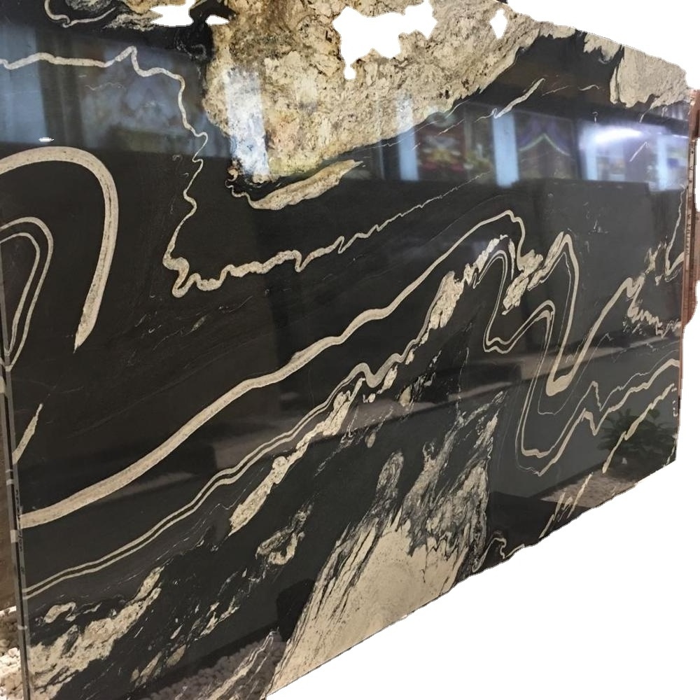 Top Quality Brazilian Copacabana black Granite Slab