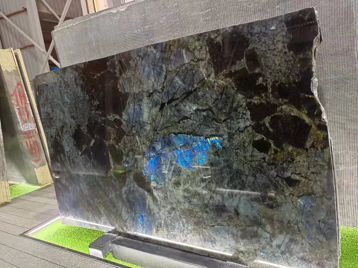 Top Grade Lemurian Labradorite Blue Granite For Countertop