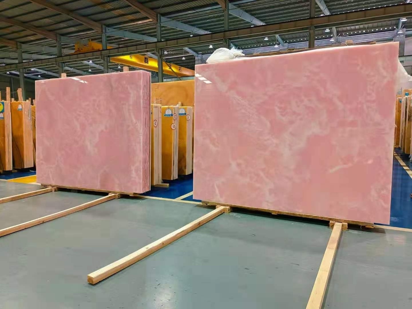 Pakistan Pure Pink Onyx Marble Slab For wall