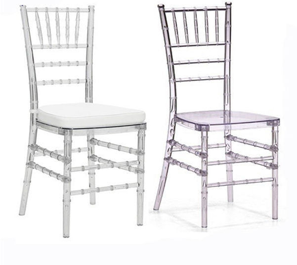 Hot Sale wholesale clear Backrest wedding chair Outdoor Hotel Banquet event wholesale chiavari chairs