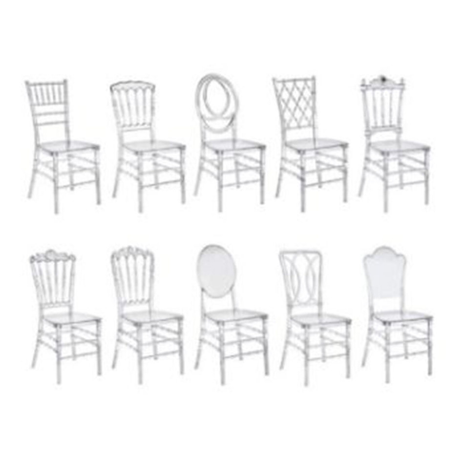 Transparent Guest that person Chair for Events Party Acrylic Clear Ghost Wedding Chair Dining crystal Tiffany Chair