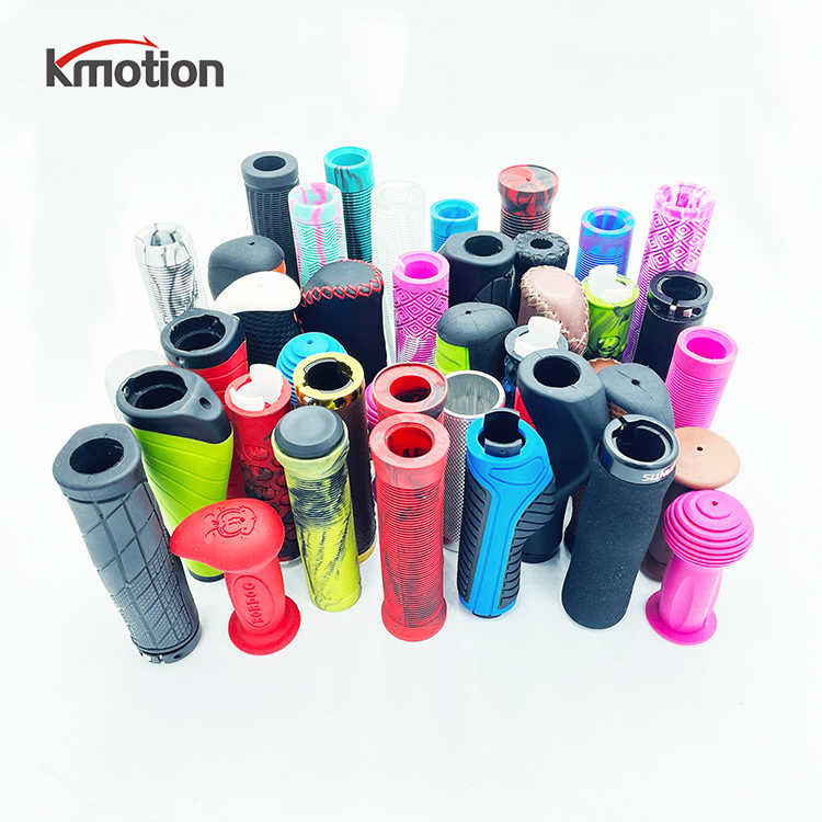 New custom Chinese factory bicycle parts MTB handle cover bicycle two-color anti-skid cycling sports accessories