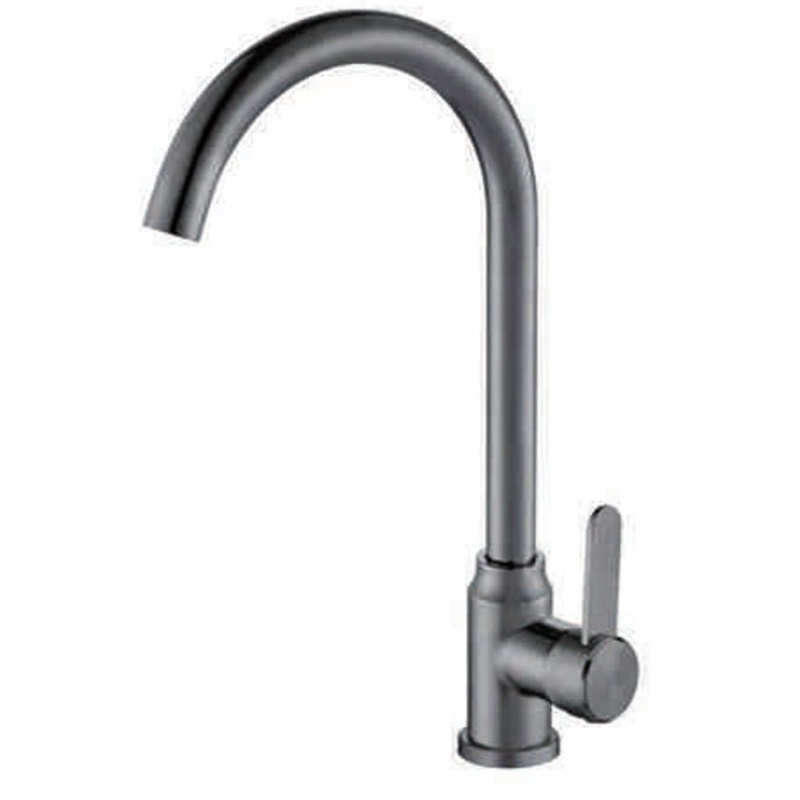 KMRY Factory Direct Sale Wholesale Stainless Steel Material Single Hole Handle Kitchen Faucet