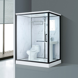 KMRY Multi-function Prefab Toilet Shower All in One Bathroom Units Prefab Toilet Shower Room