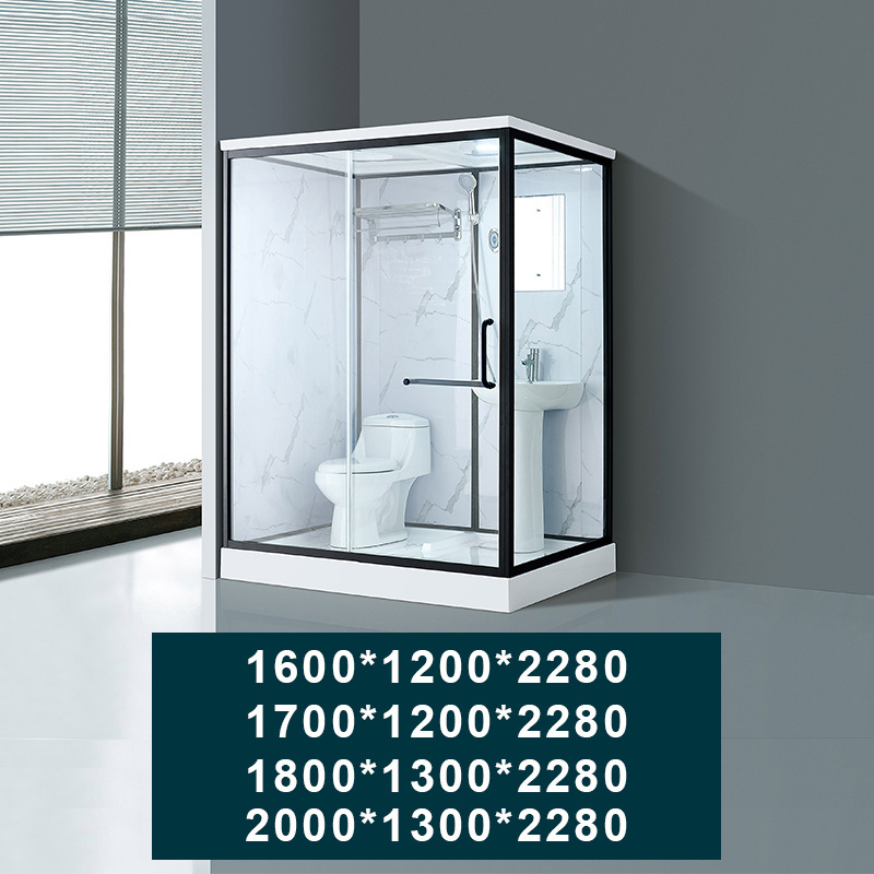 KMRY Multi-function Prefab Toilet Shower All in One Bathroom Units Prefab Toilet Shower Room