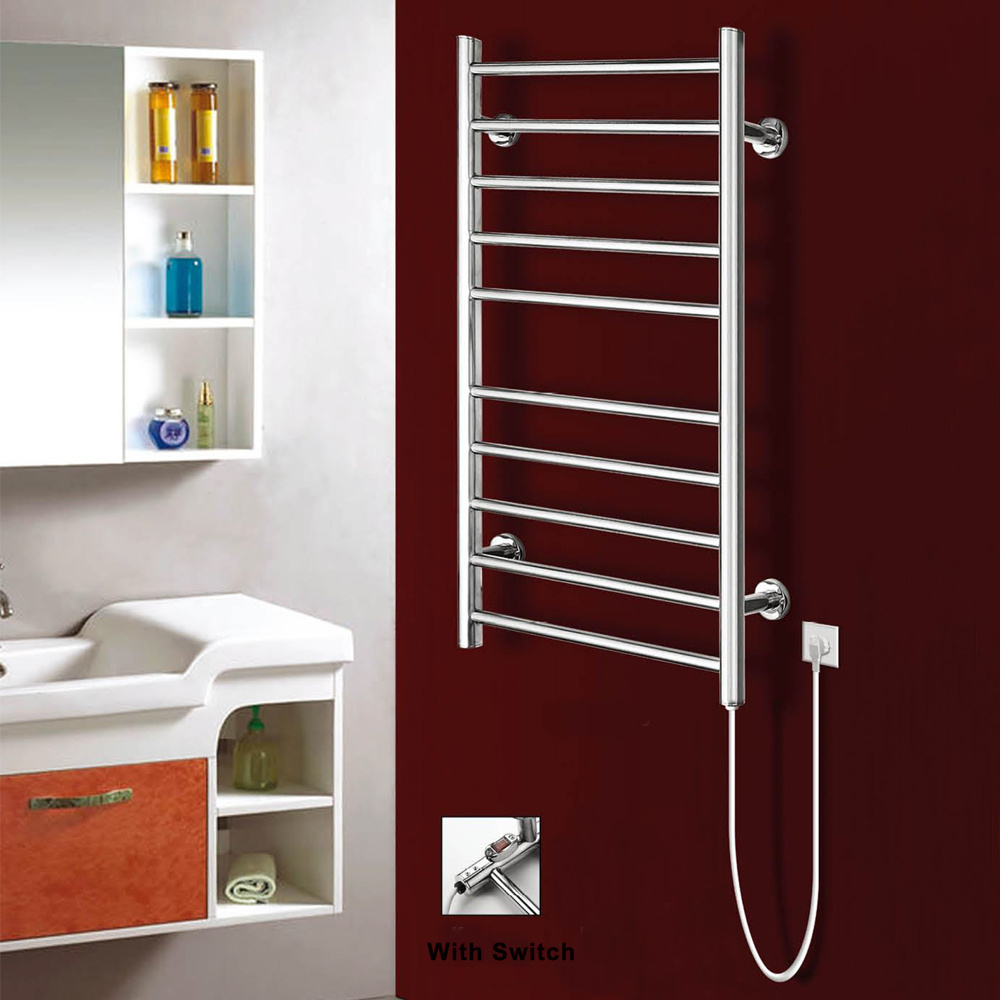 free standing electric towel bar rack rail radiator bathroom ladder hand heated towel holder rack