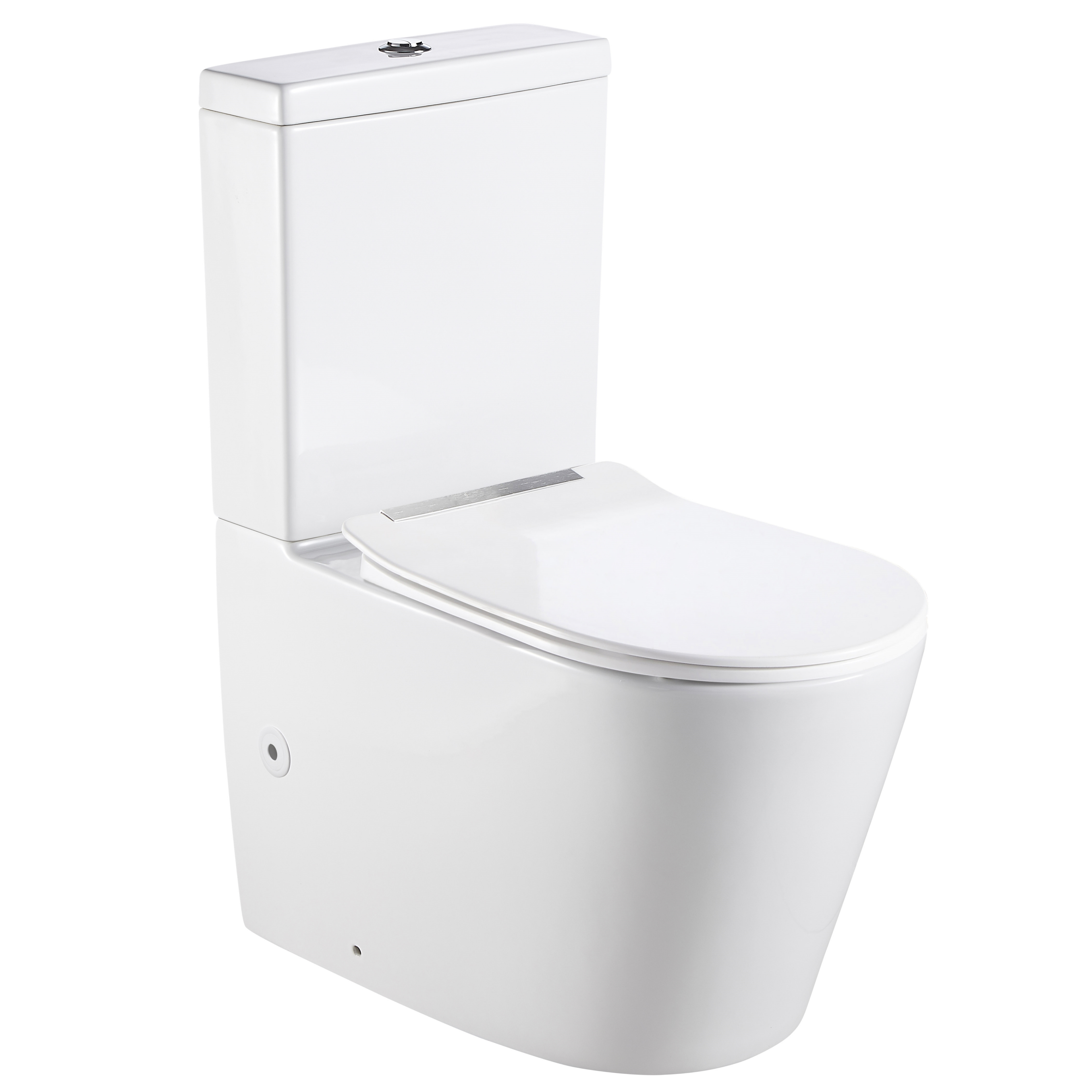 High Quality Modern Luxury One Piece Concealed Tank P-Trap Siphon Jet Flushing Ceramic Wall Hung Toilet