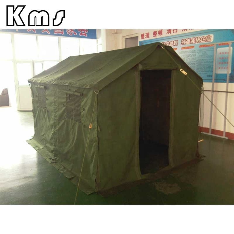 KMS Professional OEM 3x2m Folding Camping Used Canvas Inflatable Tents  Olive Green  Winter Outdoor Tent