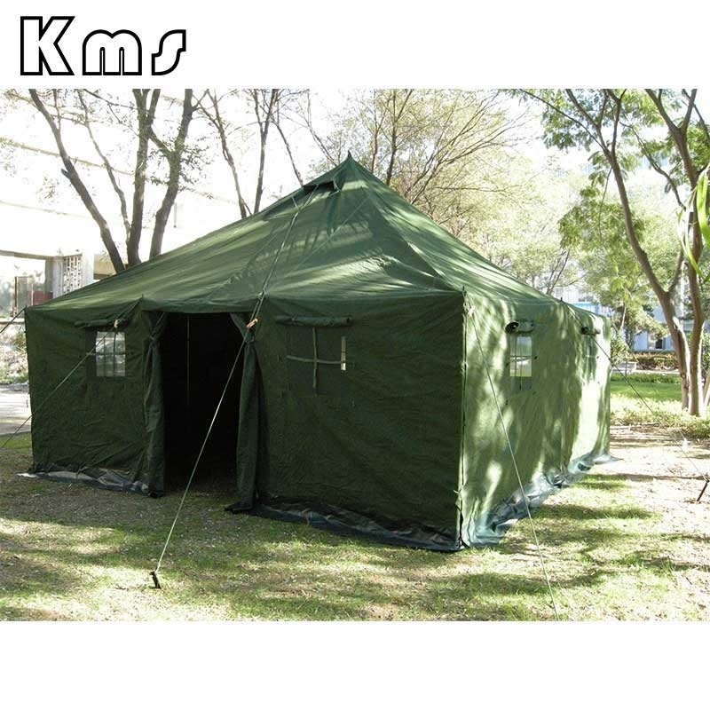 KMS Custom 10 Person Double Layers Metal Poles Large Beach Emergency Shelter Water-Proof Camping  Outdoor  Tent