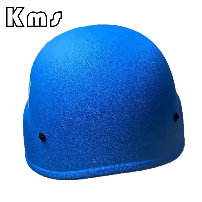 KMS Customize Professional Manufacturer Protective Security Safety Hight Strength Helmets High Density Blue Tactical Helmet