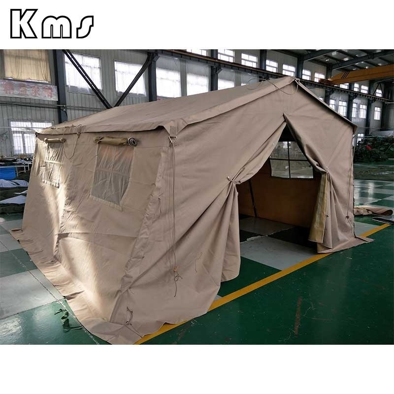 KMS Professional Large Three-Season Inflatable Freestanding Style Outdoor Camping Canvas Emergency Relief Tent