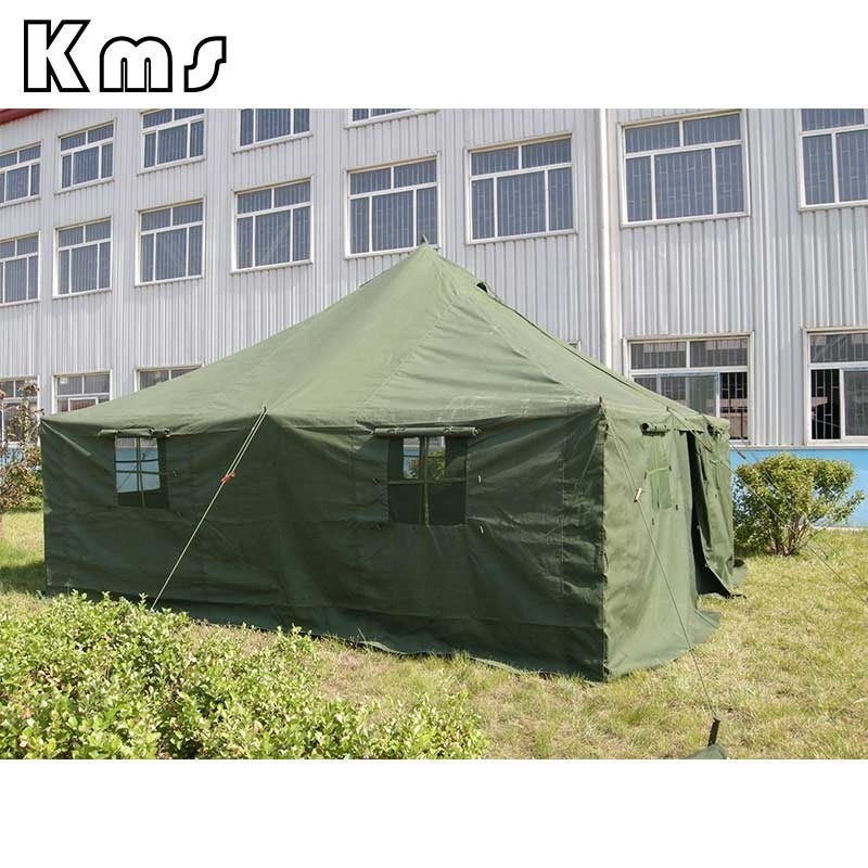 KMS Custom 10 Person Double Layers Metal Poles Large Beach Emergency Shelter Water-Proof Camping  Outdoor  Tent