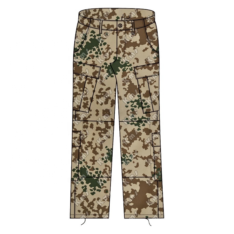 KMS Camo Customized Outdoor Tactical Clothing Set Man Training Rip-stop ww2 German Camouflage ACU Tactical Uniform