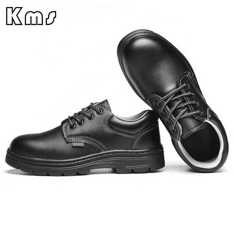 KMS Custom Professional Industrial Leather Anti Stab Work Boots Tactical Combat Caterpillar Safety Shoes For Men