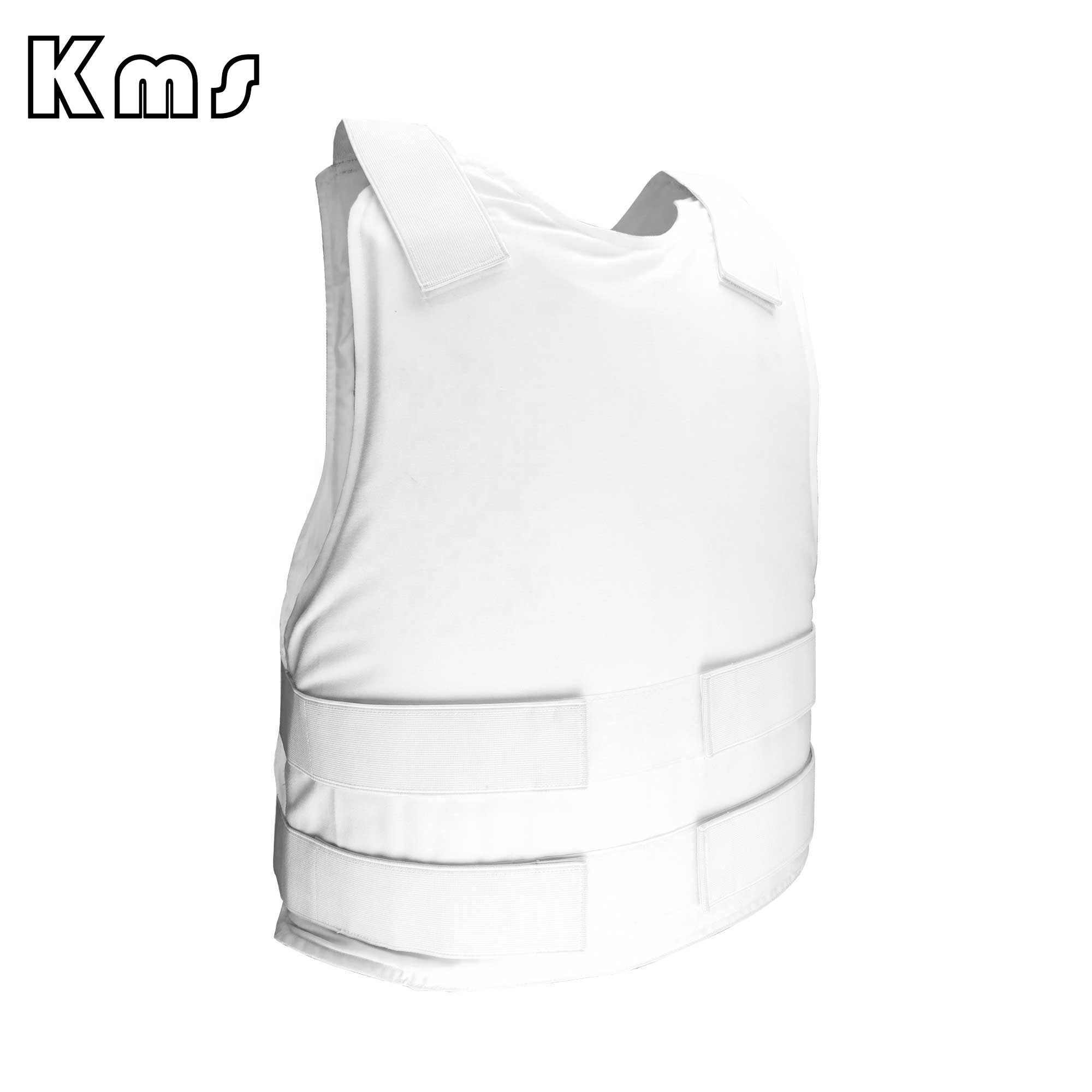 KMS Quality Custom Wholesale Security Men Sleeveless Training Hunting Gilet White Concealed Tactical Vest