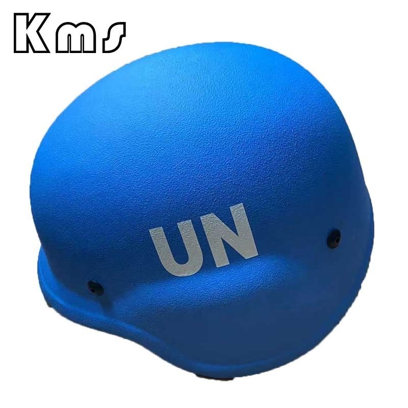 KMS Customize Professional Manufacturer Protective Security Safety Hight Strength Helmets High Density Blue Tactical Helmet