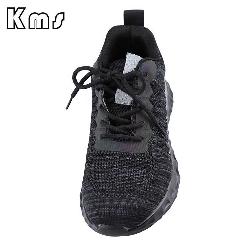 KMS Custom Lightweight Indestructible Work Sneakers for man Puncture Proof Steel Toe Safety Shoes For Industrial