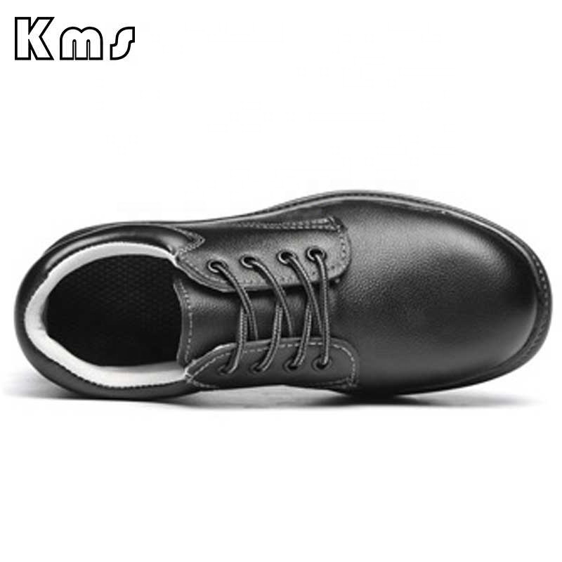 KMS Custom Professional Industrial Leather Anti Stab Work Boots Tactical Combat Caterpillar Safety Shoes For Men