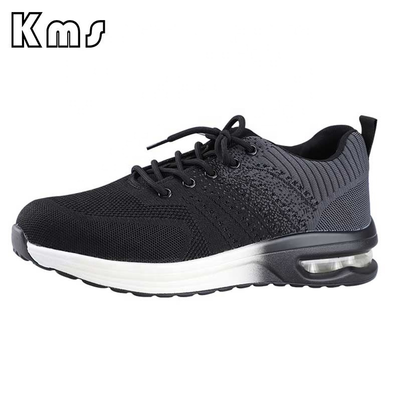 KMS Wholesale Mesh High Strength Lightweight Working Prevent Puncture Slip Resistant Safety Steel Toe Inserts Boots For Men