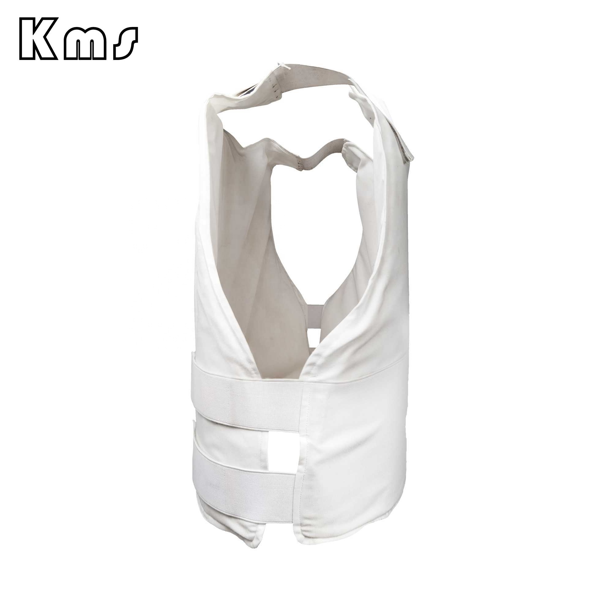 KMS Quality Custom Wholesale Security Men Sleeveless Training Hunting Gilet White Concealed Tactical Vest