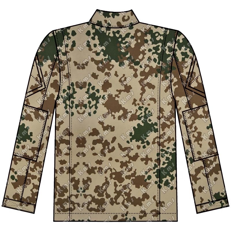 KMS Camo Customized Outdoor Tactical Clothing Set Man Training Rip-stop ww2 German Camouflage ACU Tactical Uniform