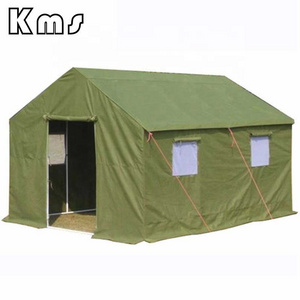 KMS Professional OEM 3x2m Folding Camping Used Canvas Inflatable Tents  Olive Green  Winter Outdoor Tent