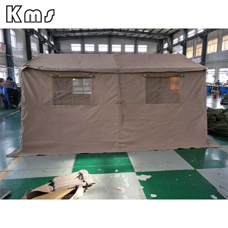 KMS Professional Large Three-Season Inflatable Freestanding Style Outdoor Camping Canvas Emergency Relief Tent