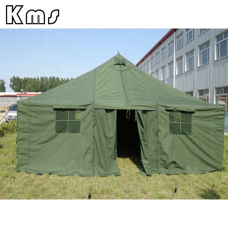 KMS Custom 10 Person Double Layers Metal Poles Large Beach Emergency Shelter Water-Proof Camping  Outdoor  Tent