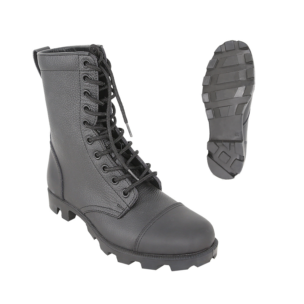 KMS tactical boot with rubber sole tactical shoes for men desert boots  waterproof black high quality tactical boots