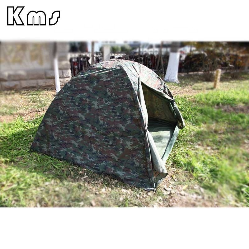 KMS Wholesale Customize 2x2m Large Used Outdoor Camouflage Waterproof Canvas Fabric Tent For Sale