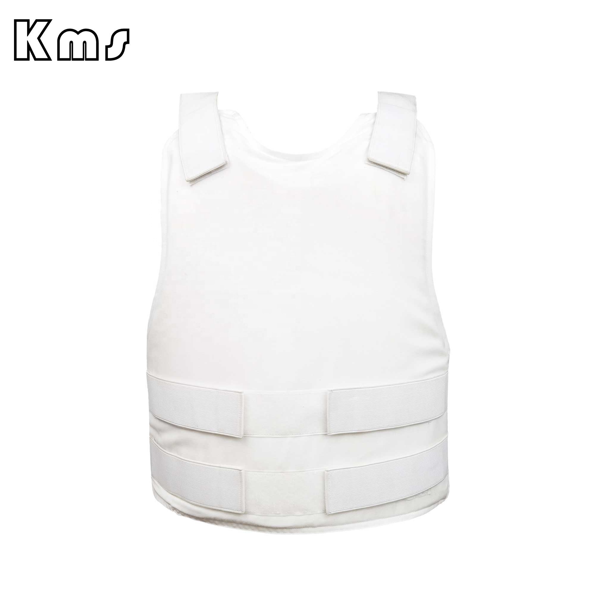 KMS Quality Custom Wholesale Security Men Sleeveless Training Hunting Gilet White Concealed Tactical Vest