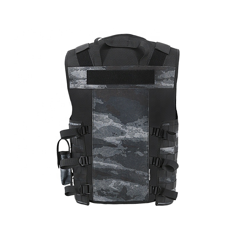 KMS Custom Wholesale 600D Multi-functional Tactical Vest CS Field Equipment Blue Tactical Vest  For Hunting