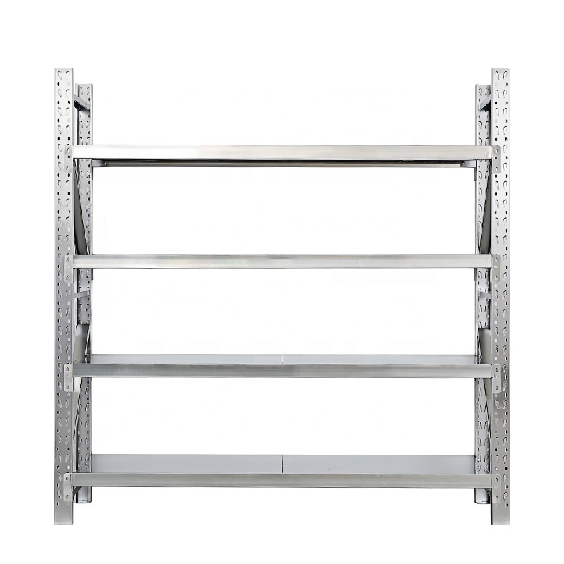 4 Layer Kitchen Organizer Corner Metal  304 Stainless Steel Shelves Heavy Duty Storage Rack Shelving with Wheel